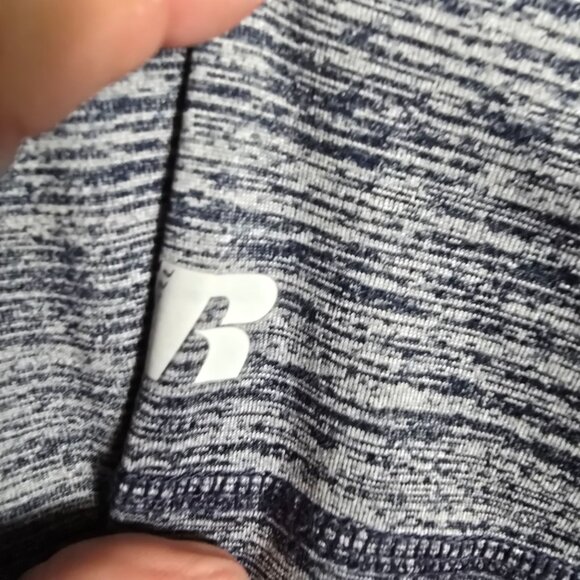 Michigan Wolverines Pullover 1/4 Zip Jacket Medium Blue Heathered‎ Logo - Picture 5 of 10